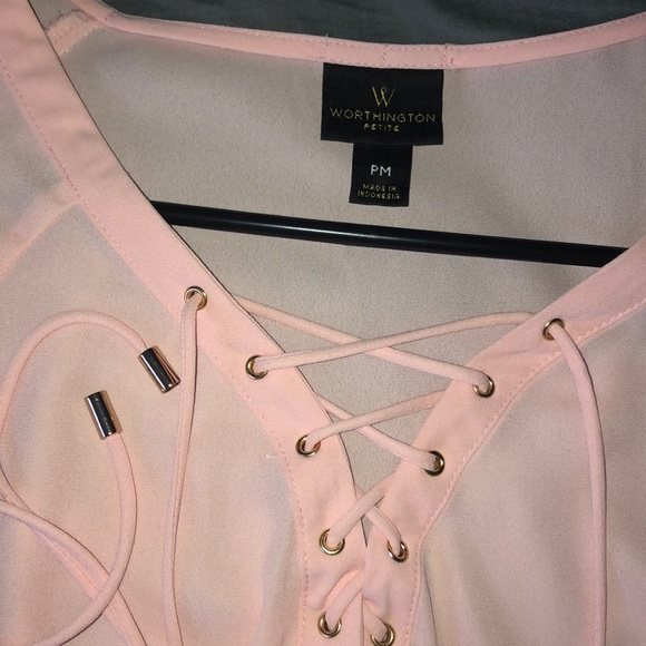 Sheer light pink blouse - Picture 3 of 3